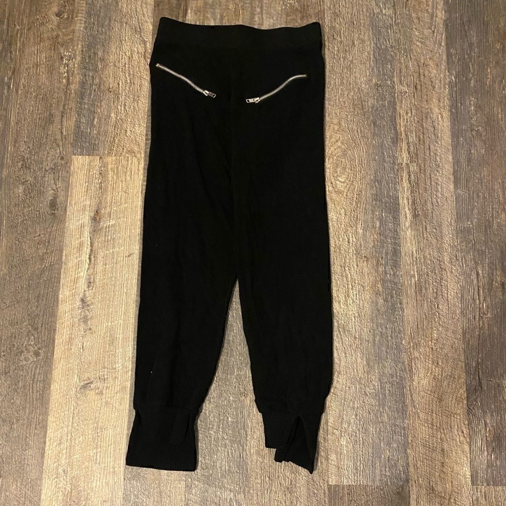 [lna] knit step hem joggers in EUC. #2